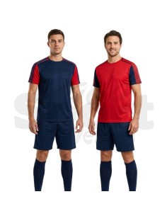 KIT CALCIO JUVE ROLY ROSSO BLU