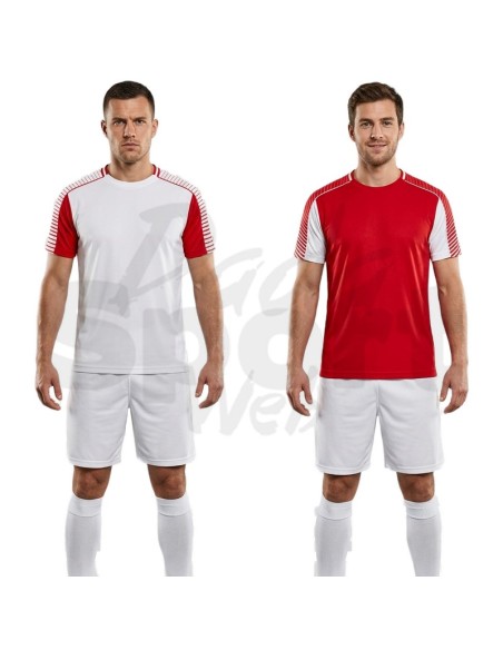 KIT CALCIO JUVE ROLY BIANCO ROSSO