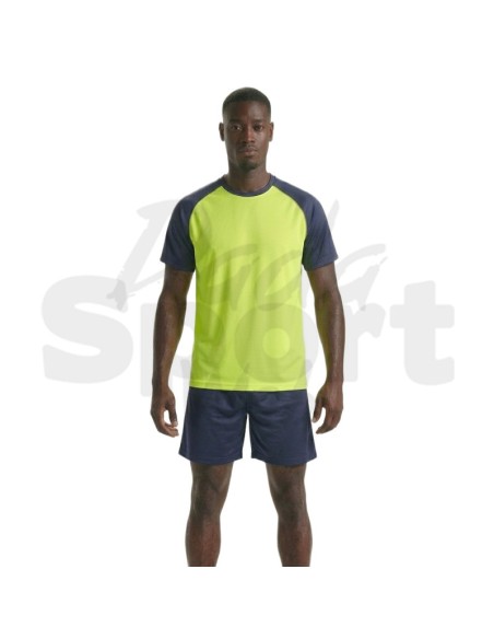 Roly Completo Indianapolis  Kit Calcio Unisex Maglia Raglan + Pantaloncino
