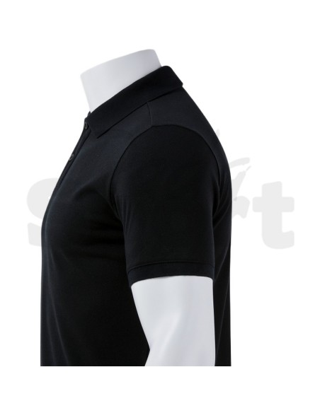 Joma Polo Uomo Bali III Nero Polo Sportiva Piqué Manica Corta