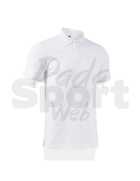 Joma Polo Uomo Bali III Bianco  Polo Sportiva Piqué Manica Corta