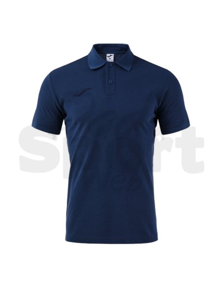 Joma Polo Uomo Bali III Blu  Polo Sportiva Piqué Manica Corta