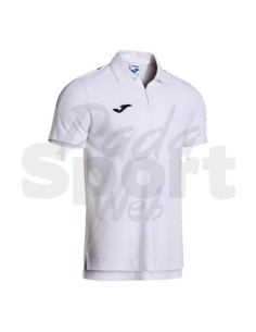 Joma Polo Olimpiada Bianco  Polo 100% Cotone Piqué Manica... 2