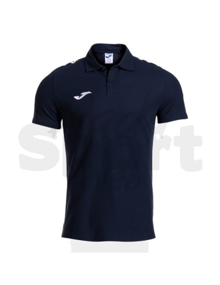 Joma Polo Olimpiada Blu  Polo 100% Cotone Piqué Manica Corta Raglan