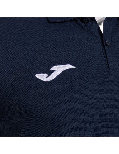 Joma Polo Olimpiada Blu  Polo 100% Cotone Piqué Manica Corta Raglan