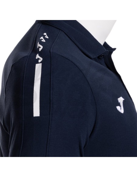Joma Polo Olimpiada Blu  Polo 100% Cotone Piqué Manica Corta Raglan