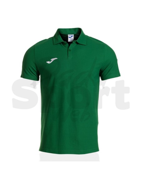 Joma Polo Olimpiada Verde  Polo 100% Cotone Piqué Manica Corta Raglan