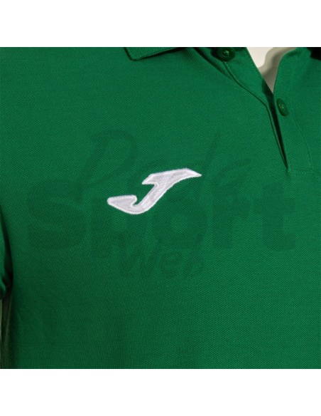Joma Polo Olimpiada Verde  Polo 100% Cotone Piqué Manica Corta Raglan