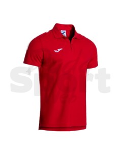 Joma Polo Olimpiada Rosso  Polo 100% Cotone Piqué Manica... 2