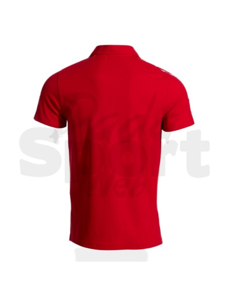 Joma Polo Olimpiada Rosso  Polo 100% Cotone Piqué Manica Corta Raglan