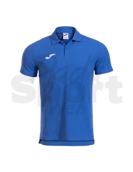 Joma Polo Olimpiada Azzurro  Polo 100% Cotone Piqué Manica Corta Raglan