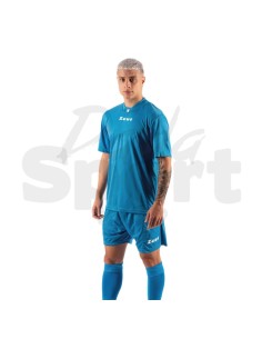 Zeus Kit Promo Azzurro Completo Calcio Maglia +... 2