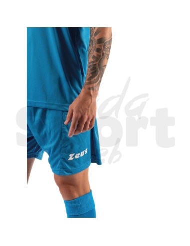 Zeus Kit Promo Azzurro Completo Calcio Maglia +...