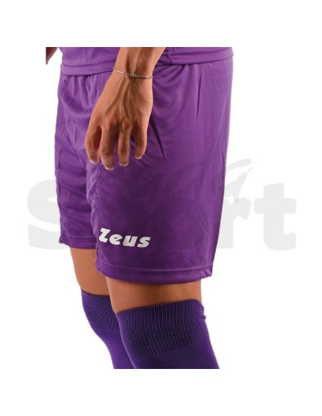 Zeus Kit Promo Viola Completo Calcio Maglia + Pantaloncino Personalizzabile