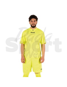 Zeus Kit Promo GialloFluo Completo Calcio Maglia +...