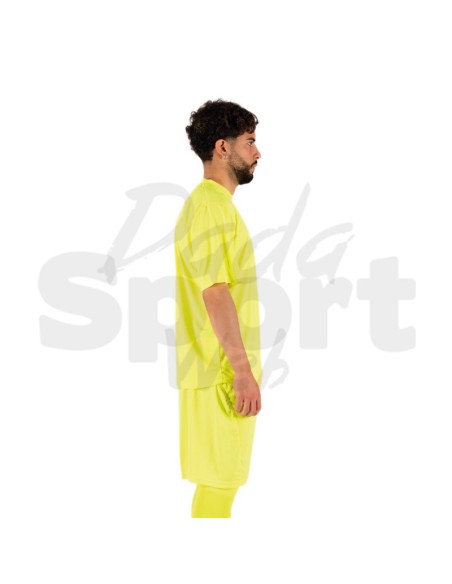 Zeus Kit Promo GialloFluo Completo Calcio Maglia + Pantaloncino Personalizzabile