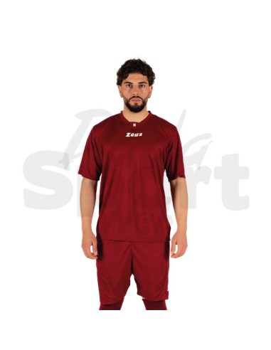 Zeus Kit Promo Granata Completo Calcio Maglia +...