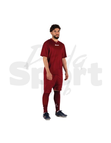 Zeus Kit Promo Granata Completo Calcio Maglia +...