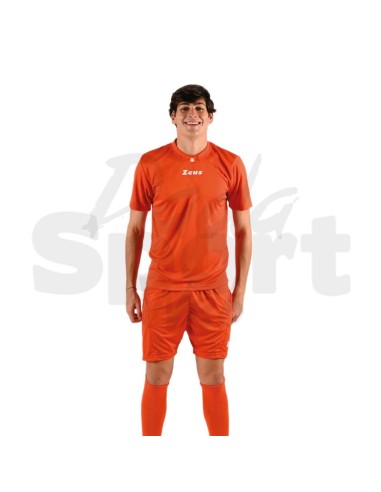 Zeus Kit Promo Arancio Completo Calcio Maglia +...