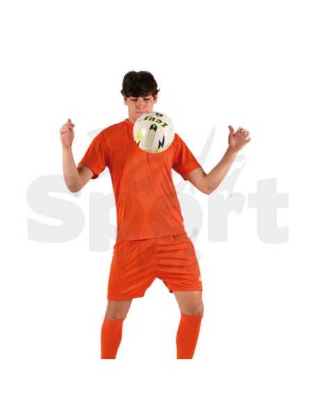 Zeus Kit Promo Arancio Completo Calcio Maglia + Pantaloncino Personalizzabile