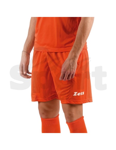 Zeus Kit Promo Arancio Completo Calcio Maglia + Pantaloncino Personalizzabile