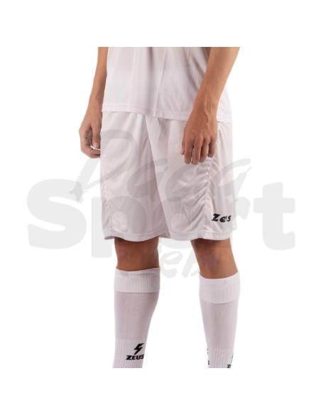 Zeus Kit Promo Bianco Completo Calcio Maglia + Pantaloncino Personalizzabile