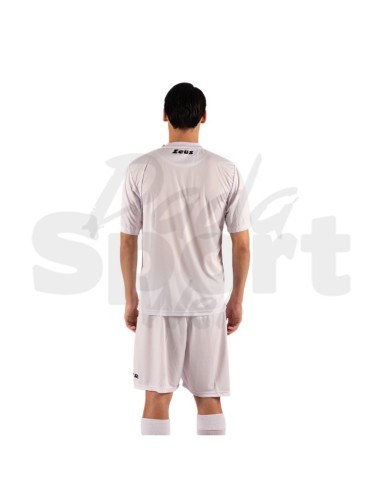Zeus Kit Promo Bianco Completo Calcio Maglia +...