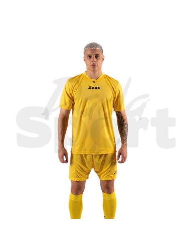 Zeus Kit Promo Giallo Completo Calcio Maglia +...