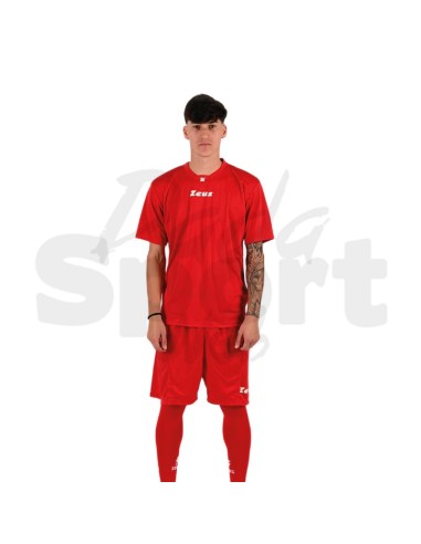 Zeus Kit Promo Rosso Completo Calcio Maglia +...