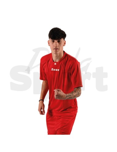 Zeus Kit Promo Rosso Completo Calcio Maglia +...