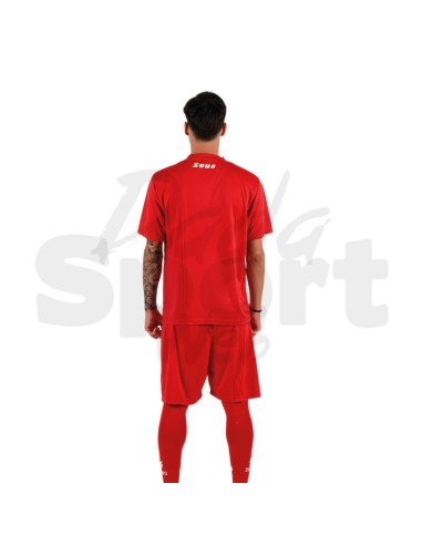 Zeus Kit Promo Rosso Completo Calcio Maglia +...