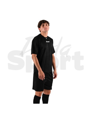 Zeus Kit Promo Nero Completo Calcio Maglia +...