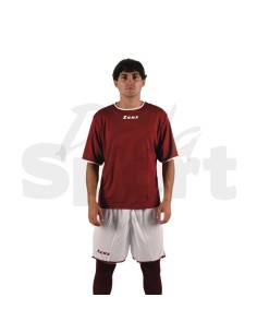 Zeus Kit Sticker Granata Bianco  Completo Calcio Bicolore...