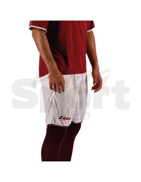 Zeus Kit Sticker Granata Bianco  Completo Calcio Bicolore Personalizzabile