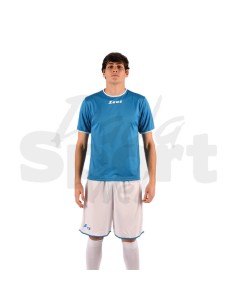 Zeus Kit Sticker Azzurro Bianco  Completo Calcio Bicolore...