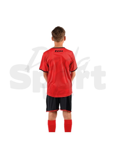 Zeus Kit Sticker Rosso Blu  Completo Calcio Bicolore Personalizzabile