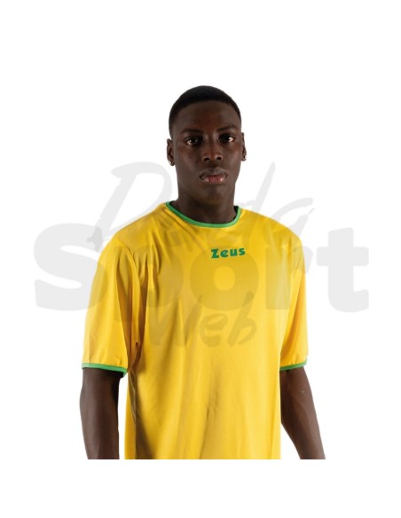 Zeus Kit Sticker Giallo Verde  Completo Calcio Bicolore Personalizzabile