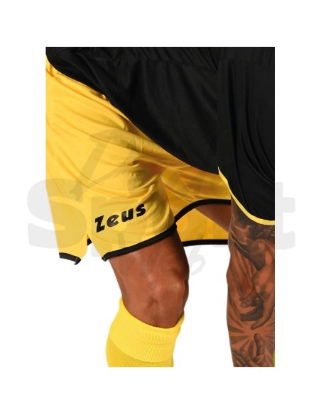 Zeus Kit Sticker Nero Giallo  Completo Calcio Bicolore Personalizzabile