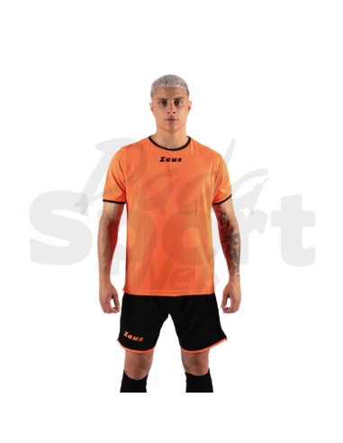 Zeus Kit Sticker  Completo Calcio Arancio Fluo...