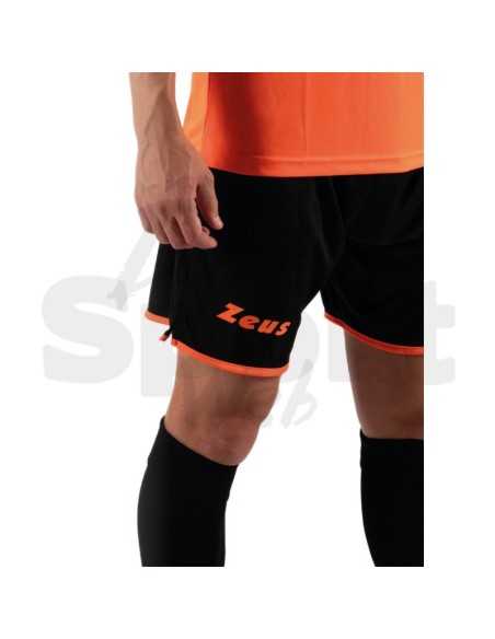 Zeus Kit Sticker  Completo Calcio Arancio Fluo Nero