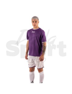 Zeus Kit Sticker Viola Bianco  Completo Calcio Bicolore... 2