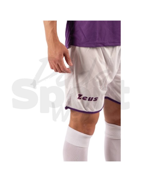 Zeus Kit Sticker Viola Bianco  Completo Calcio Bicolore Personalizzabile