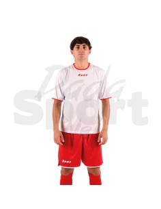 Zeus Kit Sticker Bianco Rosso  Completo Calcio Bicolore...