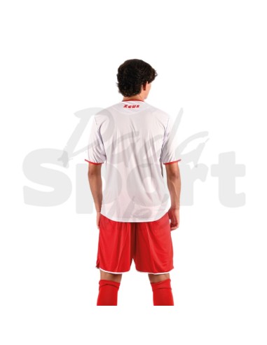 Zeus Kit Sticker Bianco Rosso  Completo Calcio...