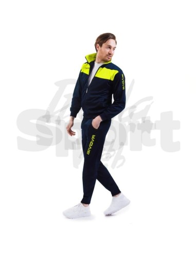 Givova Tuta Visa Blu Giallo Fluo Tuta Sportiva...