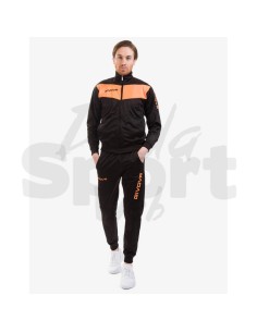 Givova Tuta Visa Nero Arancio Fluo Tuta Sportiva Unisex...