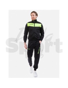 Givova Tuta Visa Nero Giallo Fluo  Tuta Sportiva Unisex...