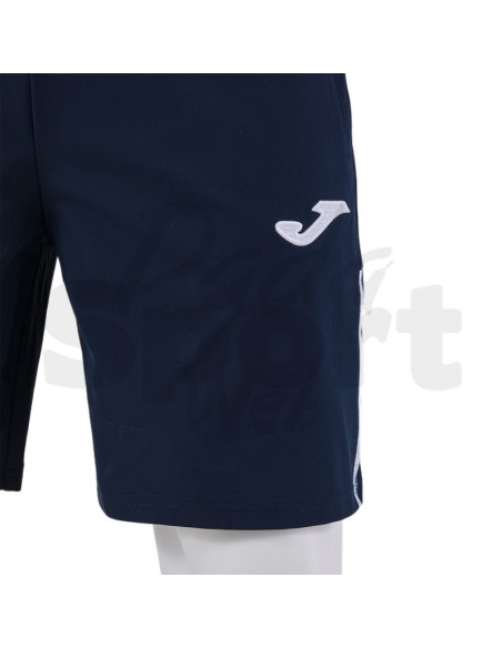 Joma Bermuda Toledo II Blu Verde  Pantaloncino Multisport Uomo Tasche con Zip