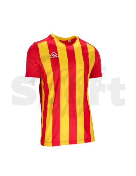 Acerbis Artemiz Rosso Giallo  Maglia da Calcio Sublimazione Mesh Traspirante