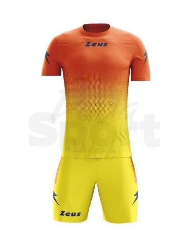 Zeus Kit Eros Arancio/Giallo Completo Calcio...